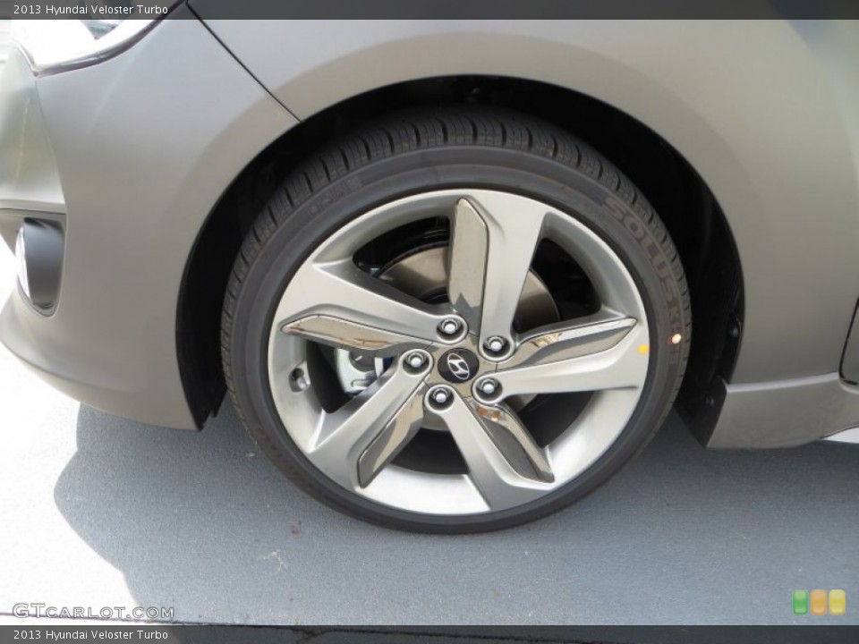 2013 Hyundai Veloster Turbo Wheel and Tire Photo #83042444