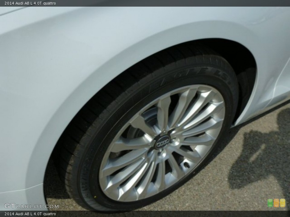 2014 Audi A8 L 4.0T quattro Wheel and Tire Photo #83046161