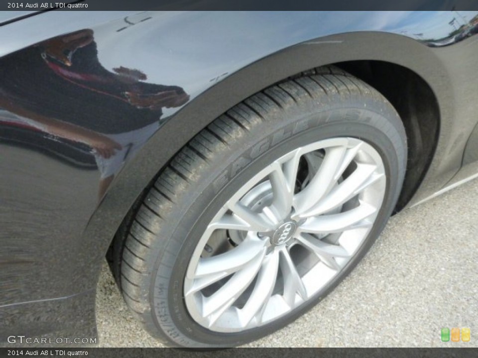 2014 Audi A8 L TDI quattro Wheel and Tire Photo #83046497