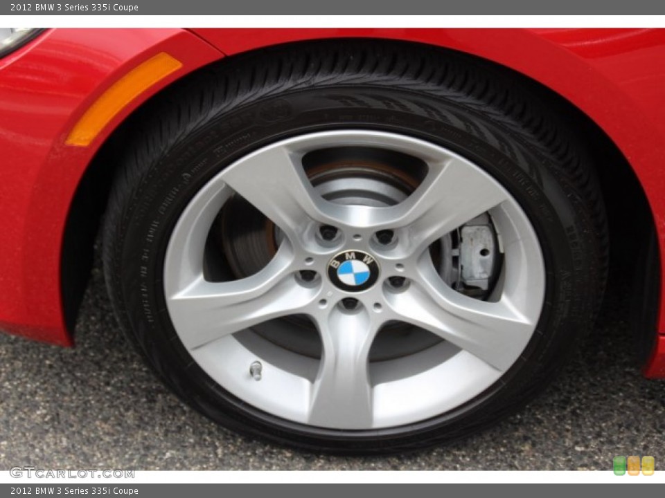 2012 BMW 3 Series 335i Coupe Wheel and Tire Photo #83061868