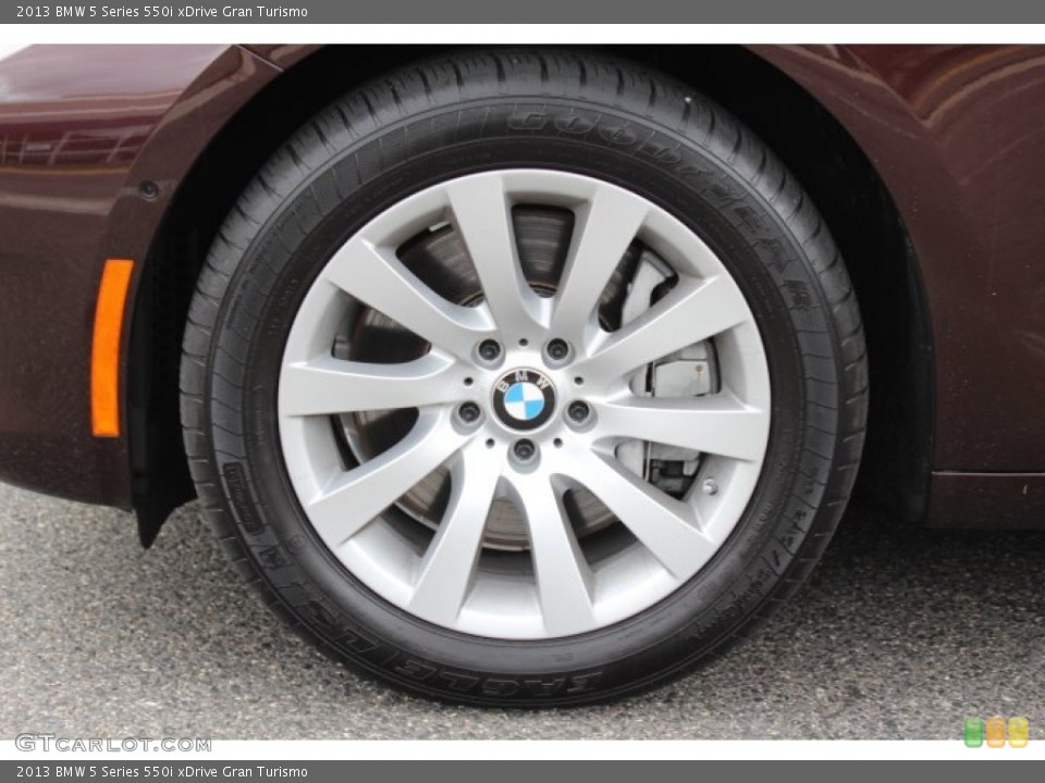 2013 BMW 5 Series 550i xDrive Gran Turismo Wheel and Tire Photo #83062509