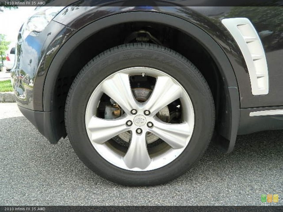 2010 Infiniti FX 35 AWD Wheel and Tire Photo #83062986