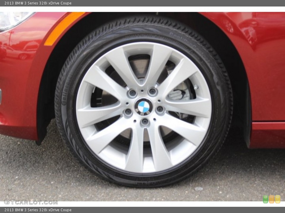 2013 BMW 3 Series 328i xDrive Coupe Wheel and Tire Photo #83072219