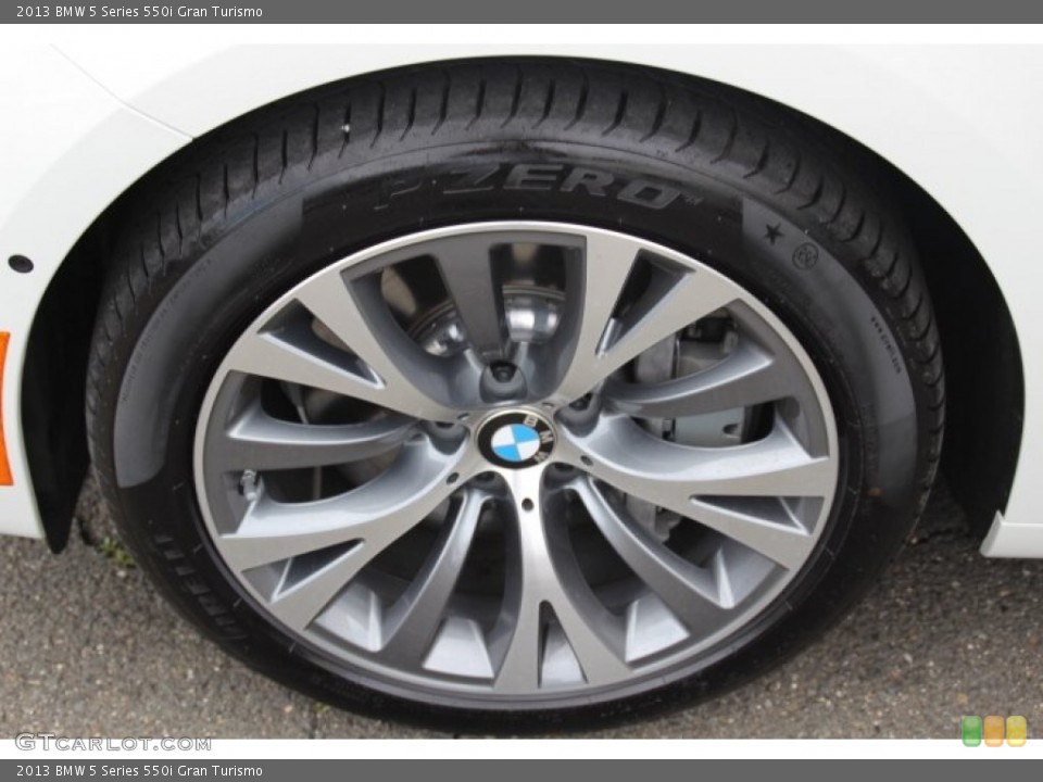 2013 BMW 5 Series 550i Gran Turismo Wheel and Tire Photo #83072903