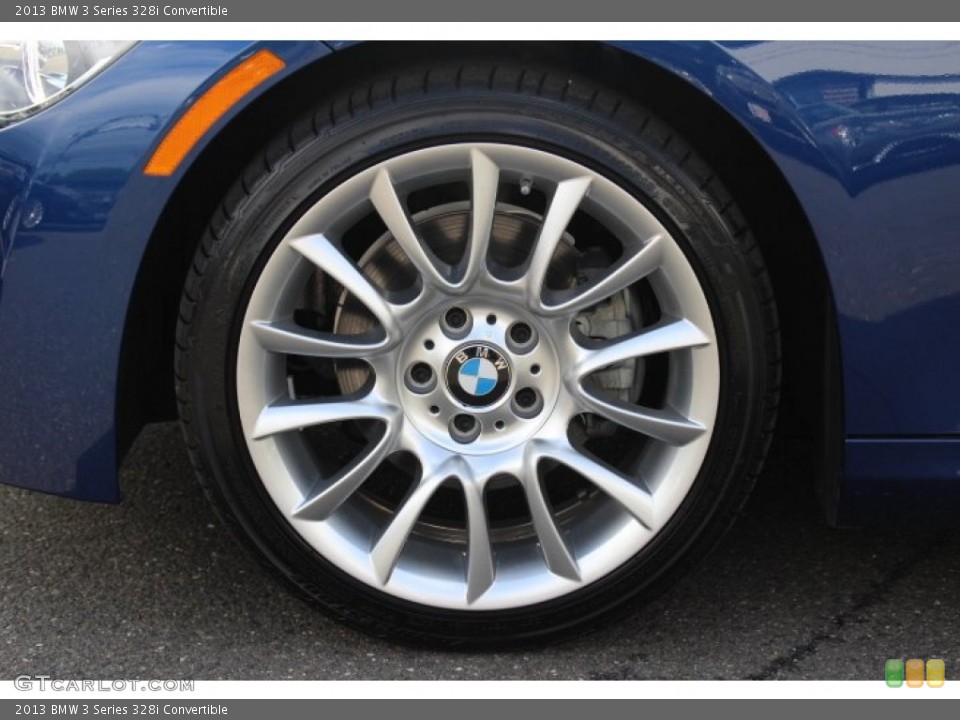 2013 BMW 3 Series 328i Convertible Wheel and Tire Photo #83073554
