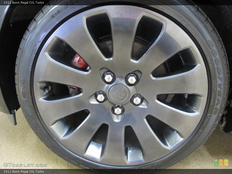 2011 Buick Regal CXL Turbo Wheel and Tire Photo #83077358
