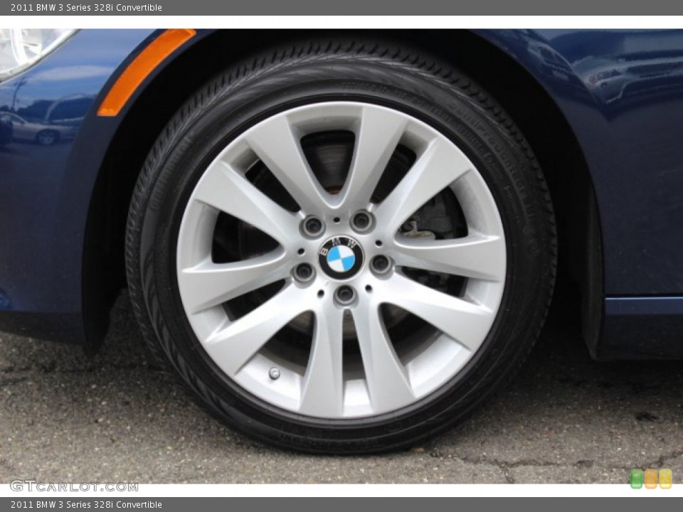 2011 BMW 3 Series 328i Convertible Wheel and Tire Photo #83077421
