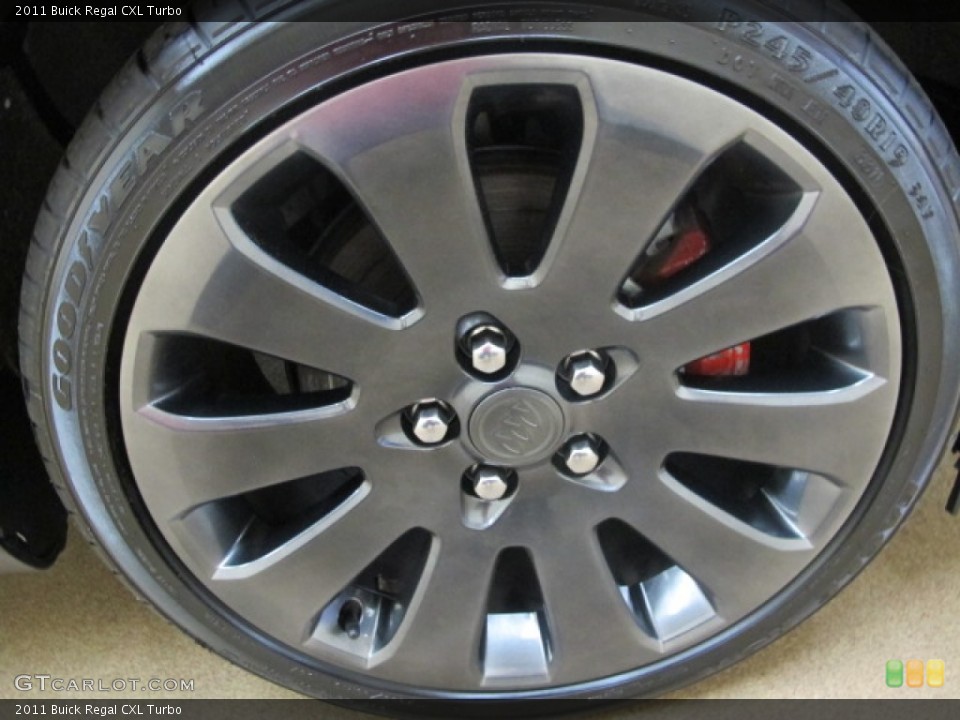 2011 Buick Regal CXL Turbo Wheel and Tire Photo #83077430