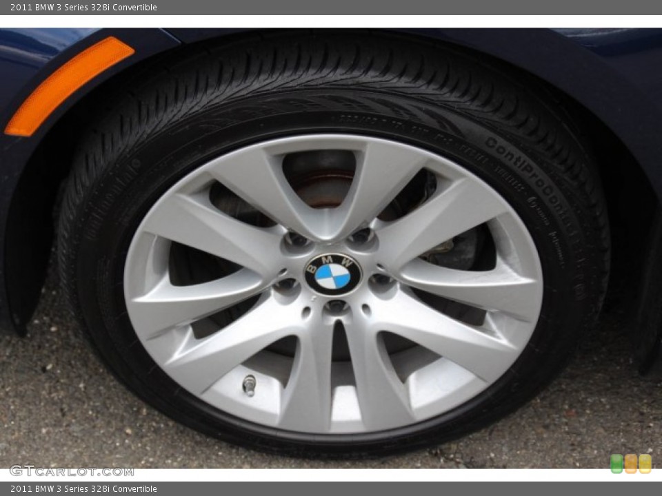 2011 BMW 3 Series 328i Convertible Wheel and Tire Photo #83077447