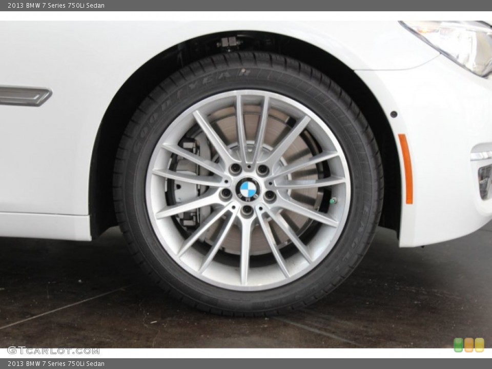 2013 BMW 7 Series 750Li Sedan Wheel and Tire Photo #83096095