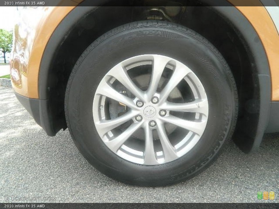 2010 Infiniti FX 35 AWD Wheel and Tire Photo #83098699