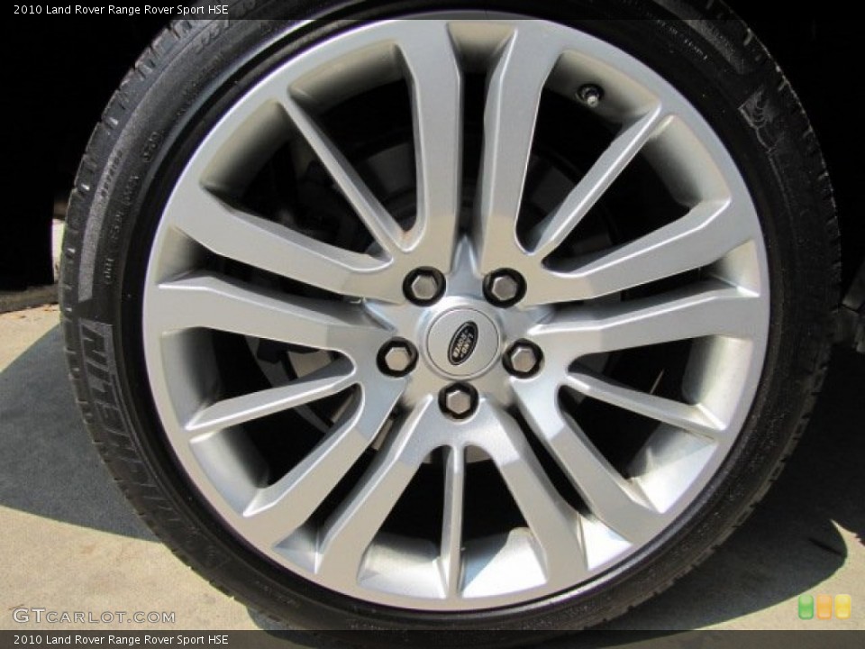 2010 Land Rover Range Rover Sport HSE Wheel and Tire Photo #83122752