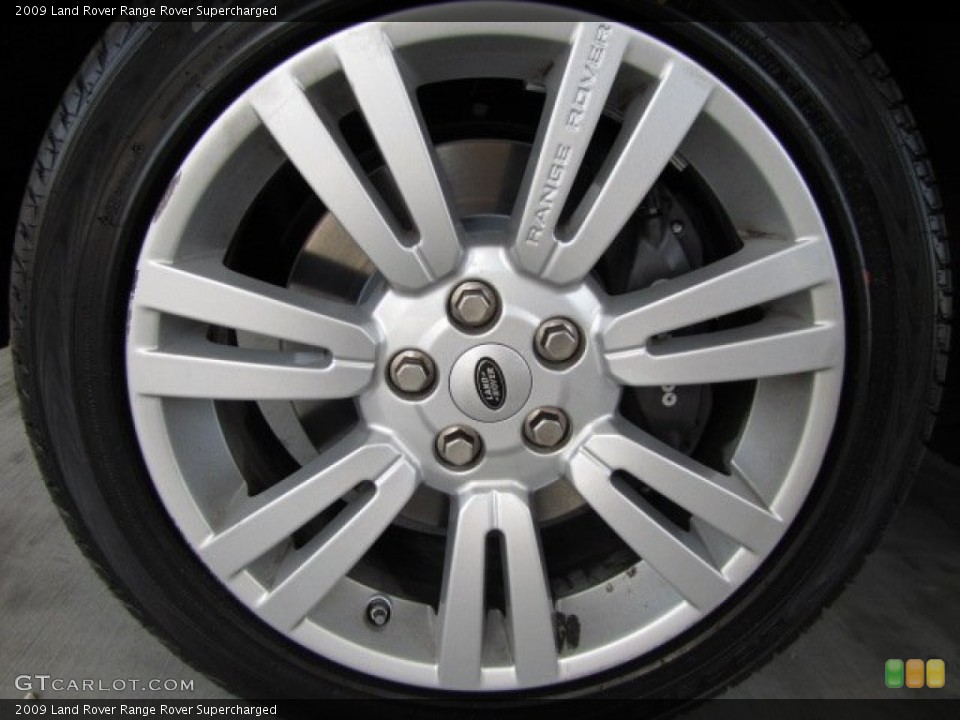 2009 Land Rover Range Rover Supercharged Wheel and Tire Photo #83123697