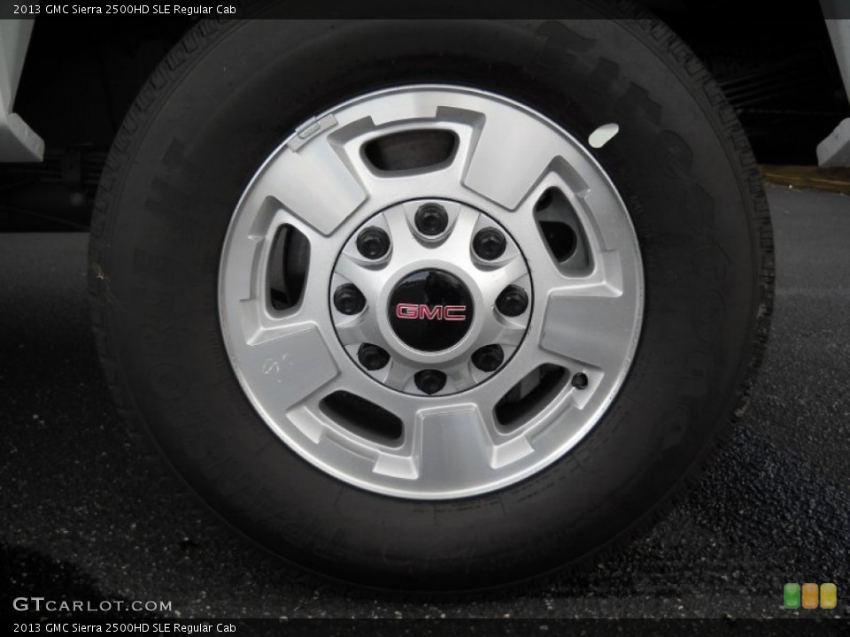 2013 GMC Sierra 2500HD SLE Regular Cab Wheel and Tire Photo #83123850