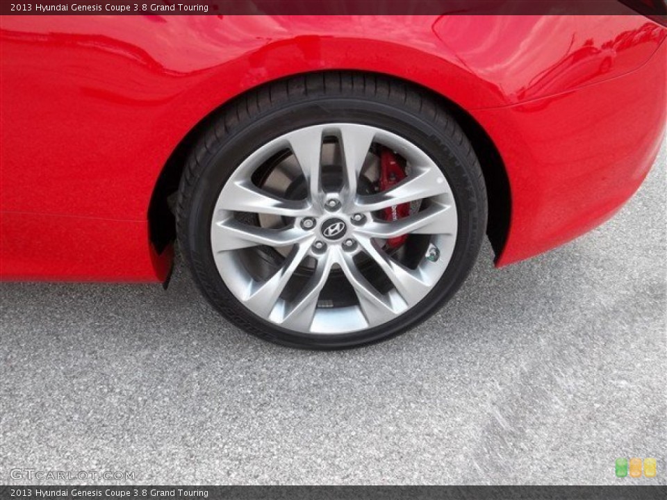 2013 Hyundai Genesis Coupe 3.8 Grand Touring Wheel and Tire Photo #83125629