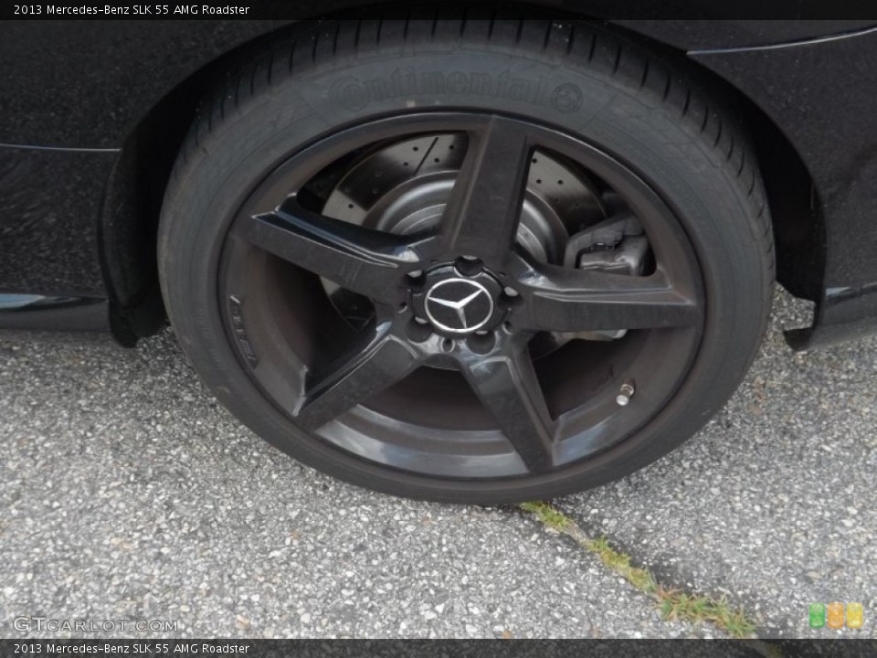 2013 Mercedes-Benz SLK 55 AMG Roadster Wheel and Tire Photo #83133234