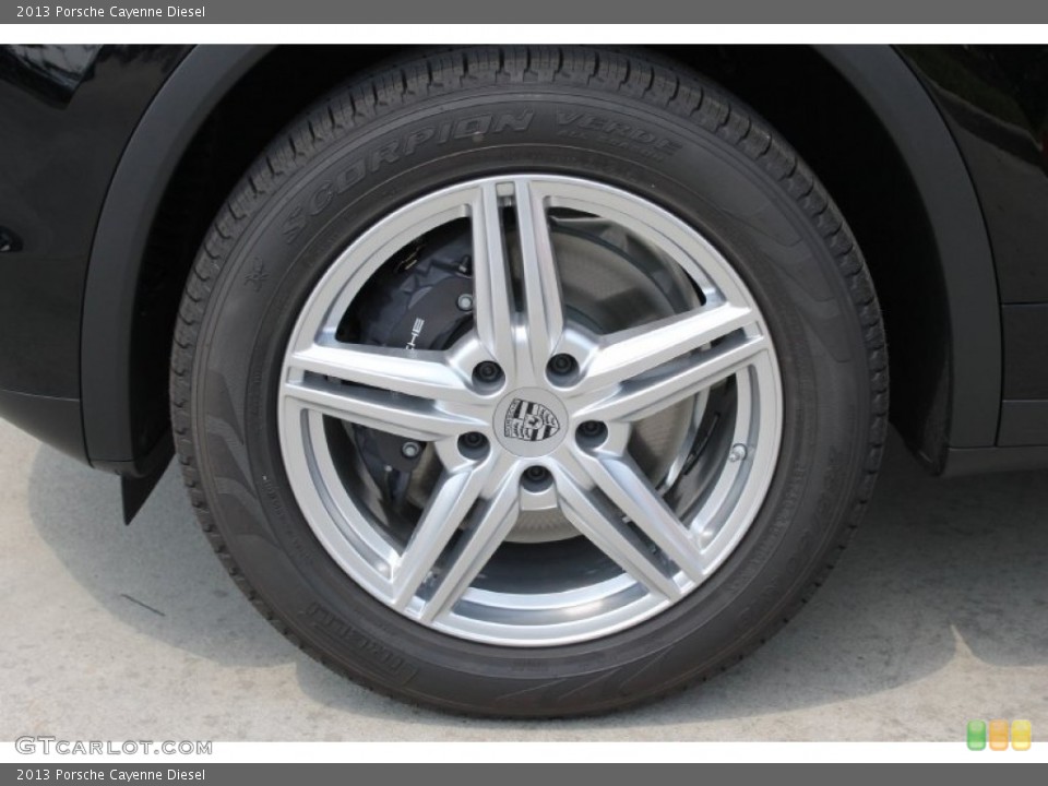 2013 Porsche Cayenne Diesel Wheel and Tire Photo #83136851