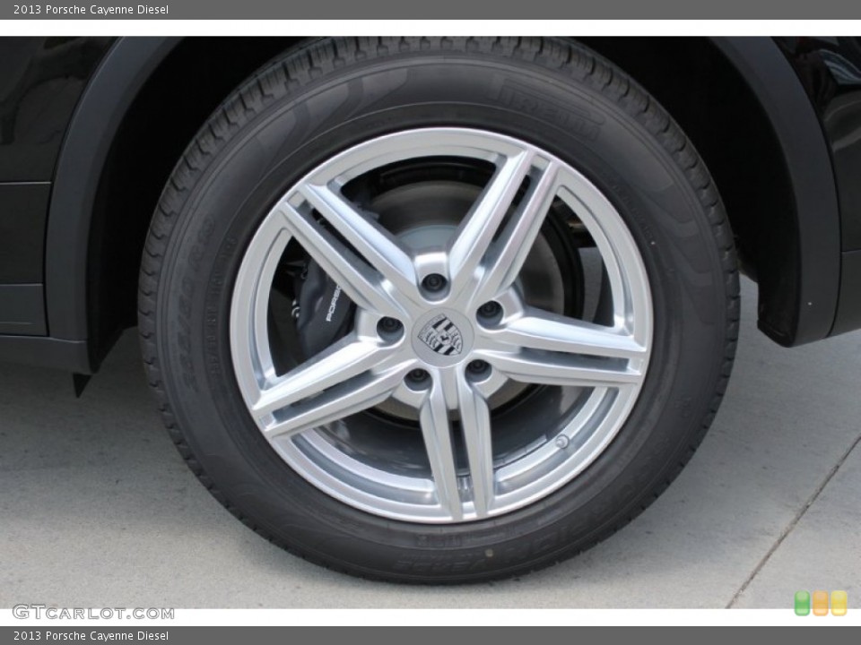 2013 Porsche Cayenne Diesel Wheel and Tire Photo #83136906