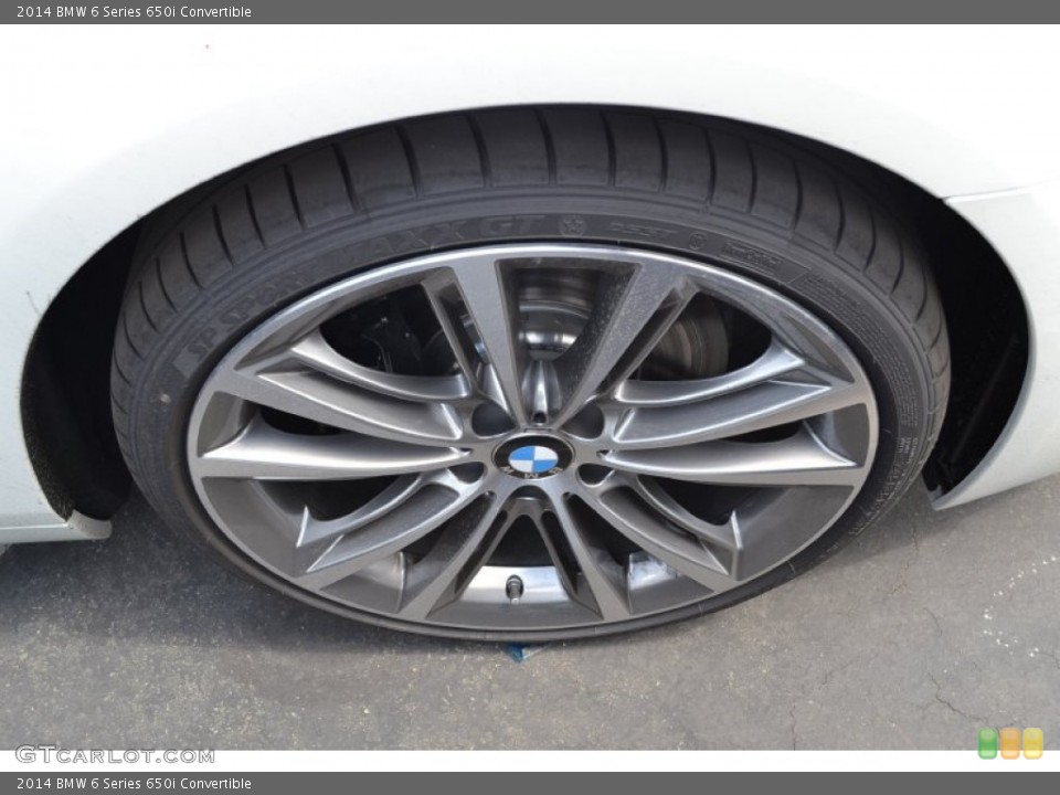 2014 BMW 6 Series 650i Convertible Wheel and Tire Photo #83140455
