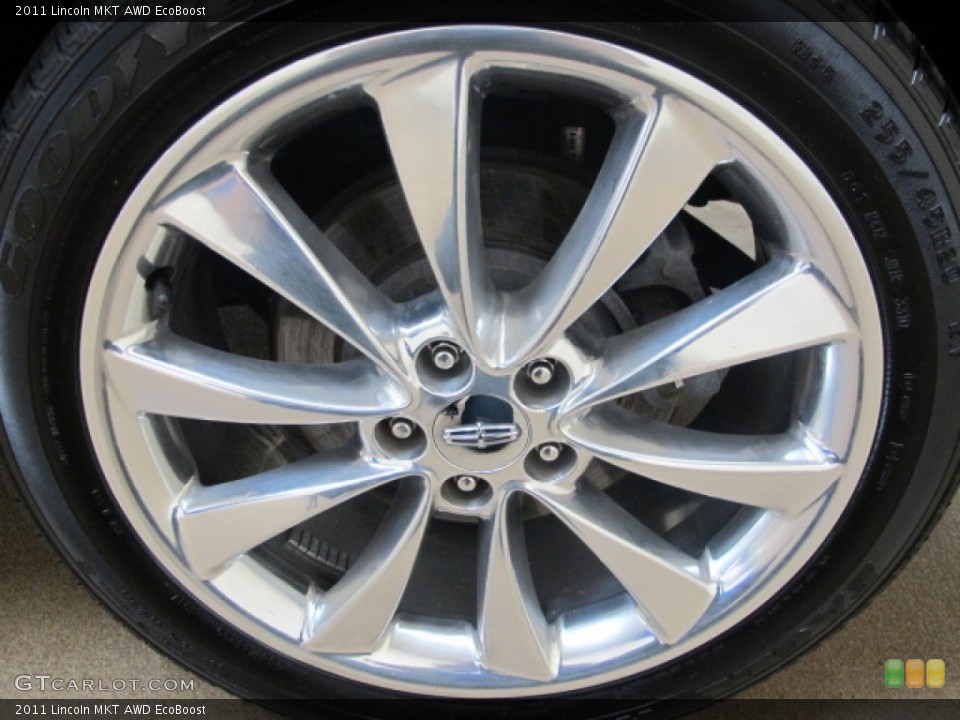 2011 Lincoln MKT AWD EcoBoost Wheel and Tire Photo #83157094