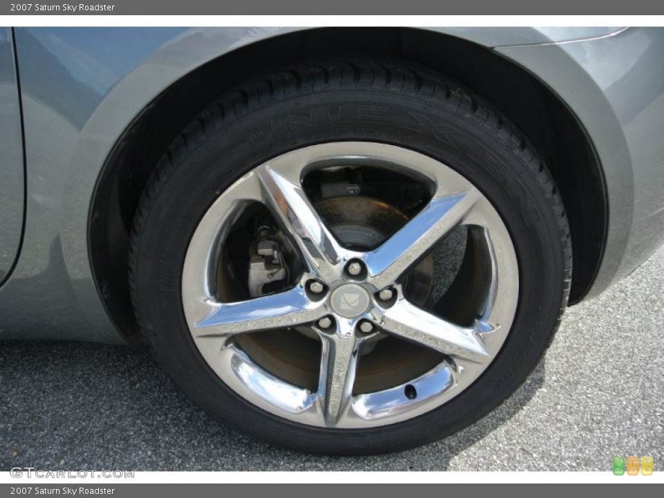 2007 Saturn Sky Roadster Wheel and Tire Photo #83165209
