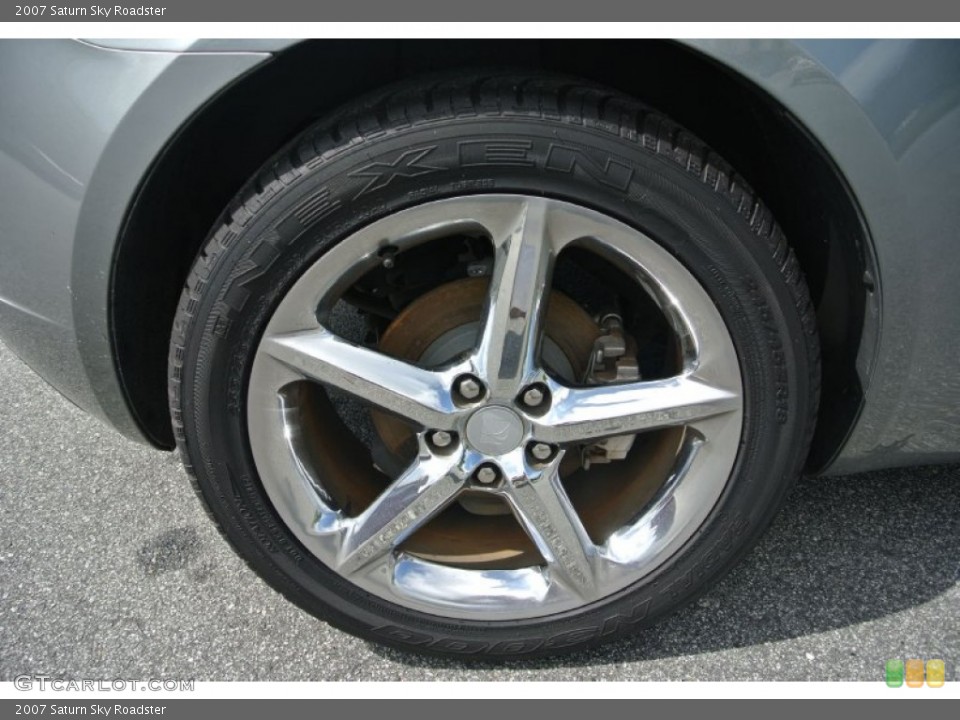 2007 Saturn Sky Roadster Wheel and Tire Photo #83165233