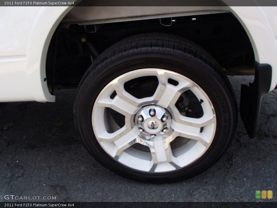 2011 Ford F150 Platinum SuperCrew 4x4 Wheel and Tire Photo #83175774