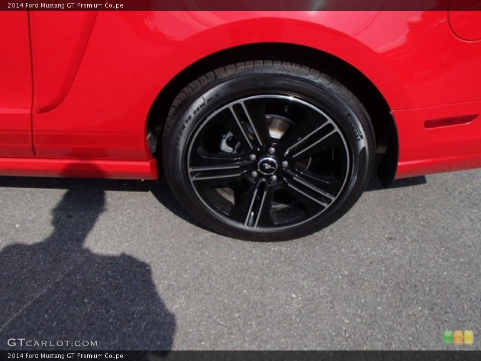 2014 Ford Mustang GT Premium Coupe Wheel and Tire Photo #83195389