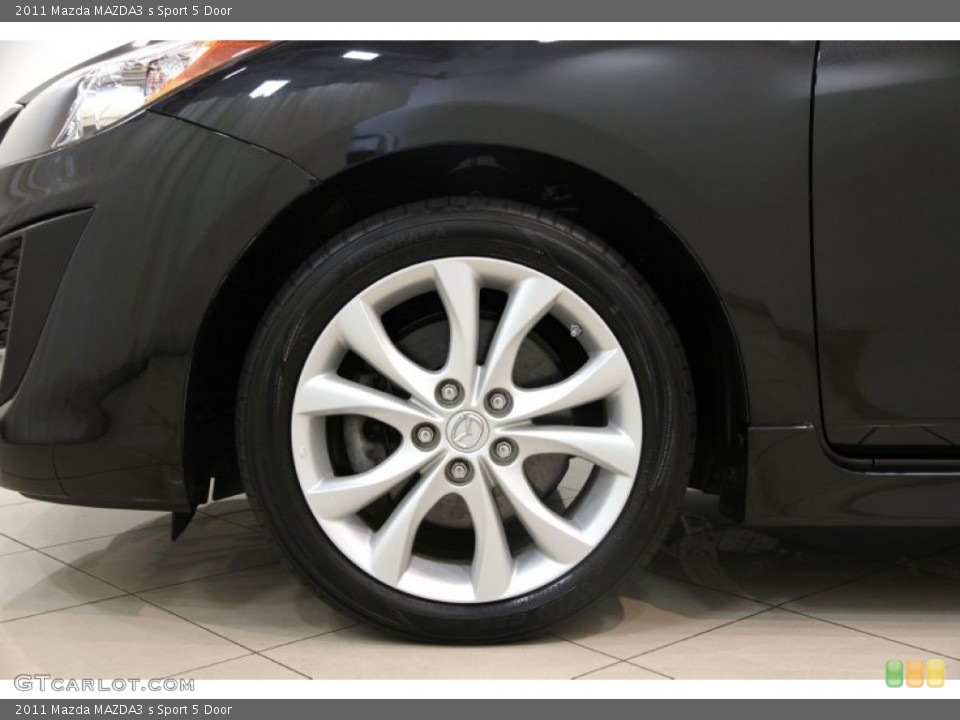 2011 Mazda MAZDA3 s Sport 5 Door Wheel and Tire Photo #83214423