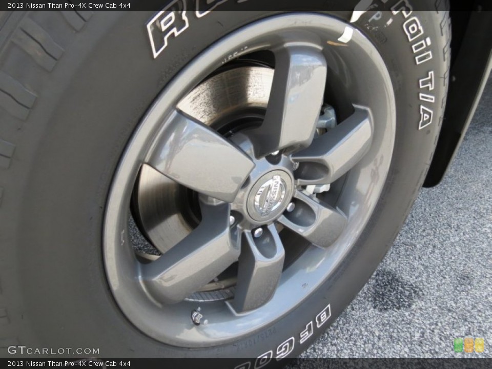 2013 Nissan Titan Pro-4X Crew Cab 4x4 Wheel and Tire Photo #83220341