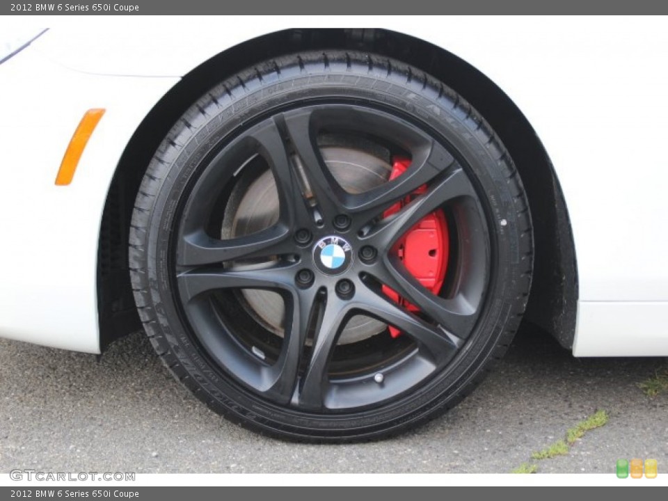 2012 BMW 6 Series 650i Coupe Wheel and Tire Photo #83230841