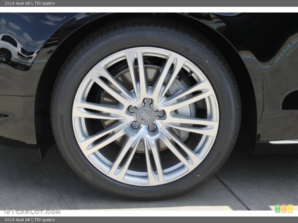 2014 Audi A8 L TDI quattro Wheel and Tire Photo #83231348