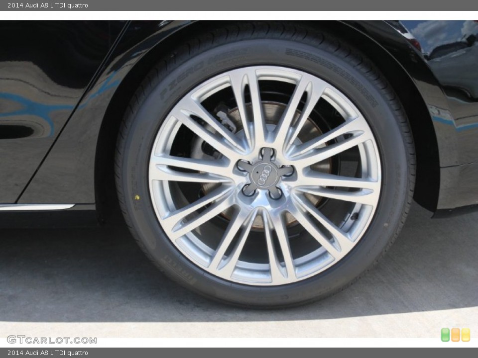 2014 Audi A8 L TDI quattro Wheel and Tire Photo #83231397