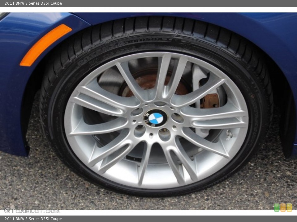 2011 BMW 3 Series 335i Coupe Wheel and Tire Photo #83233657