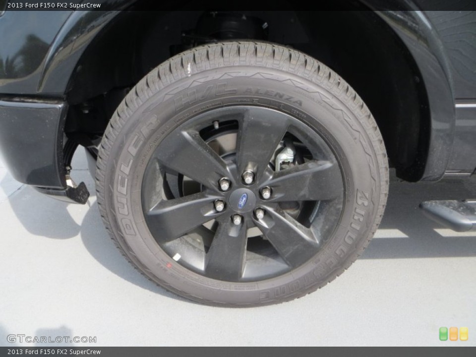 2013 Ford F150 FX2 SuperCrew Wheel and Tire Photo #83238596