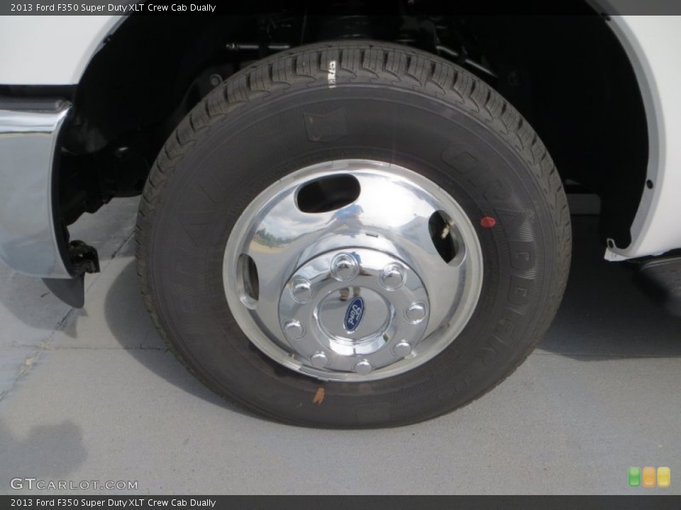 2013 Ford F350 Super Duty XLT Crew Cab Dually Wheel and Tire Photo #83239446