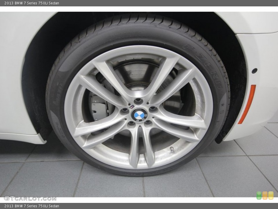 2013 BMW 7 Series 750Li Sedan Wheel and Tire Photo #83240816
