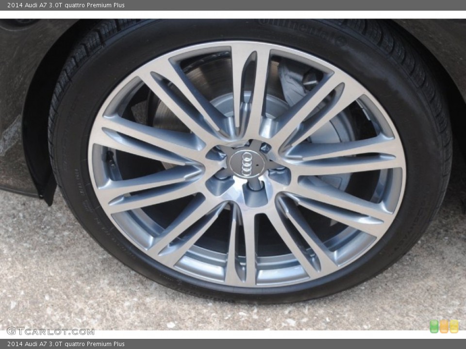 2014 Audi A7 3.0T quattro Premium Plus Wheel and Tire Photo #83245848