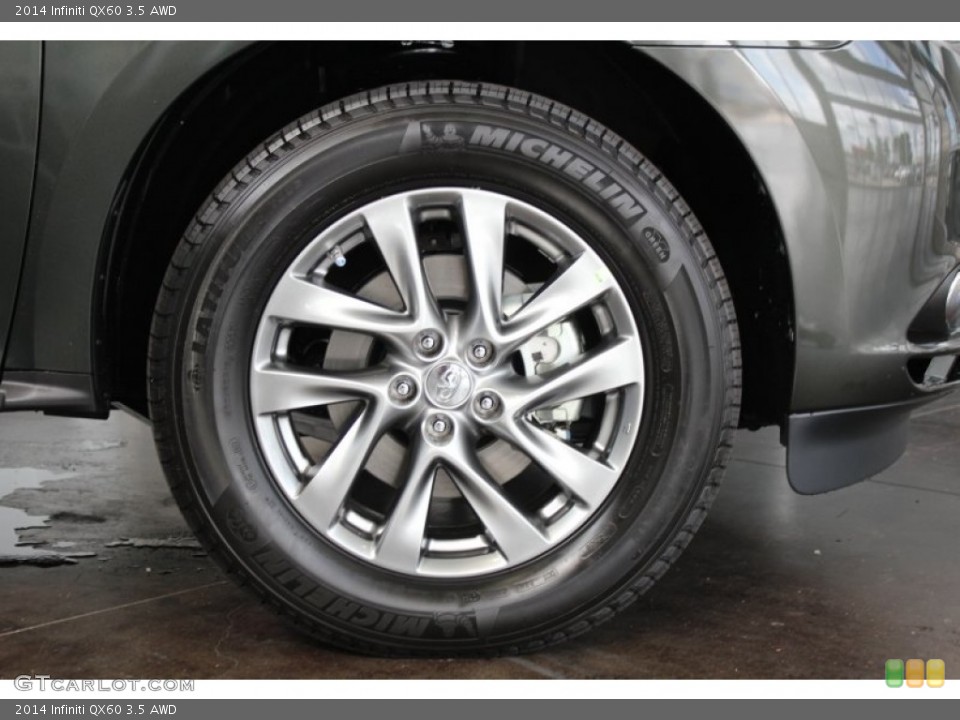2014 Infiniti QX60 3.5 AWD Wheel and Tire Photo #83260332