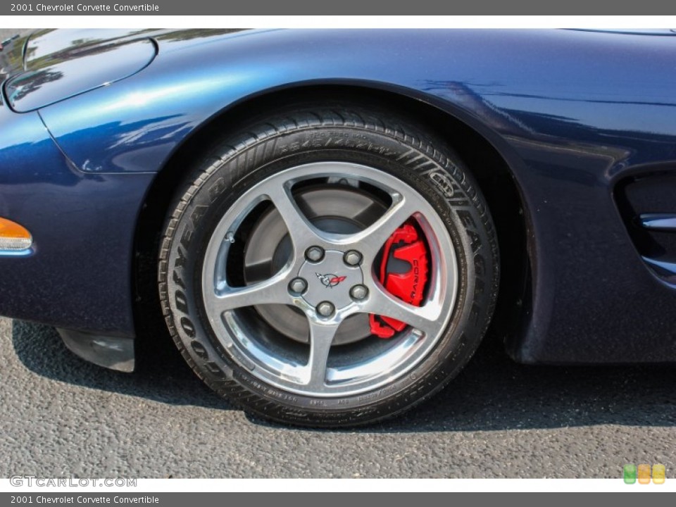 2001 Chevrolet Corvette Convertible Wheel and Tire Photo #83271388