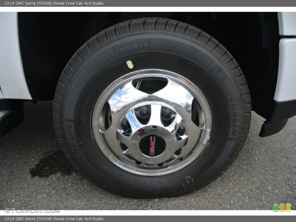 2014 GMC Sierra 3500HD Denali Crew Cab 4x4 Dually Wheel and Tire Photo #83276820
