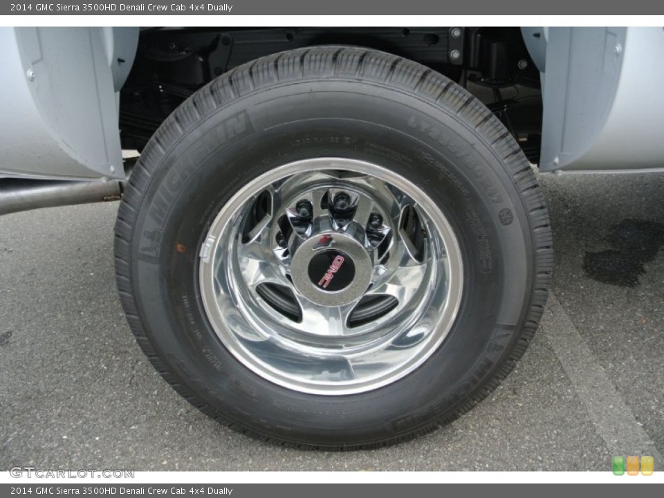 2014 GMC Sierra 3500HD Denali Crew Cab 4x4 Dually Wheel and Tire Photo #83276841