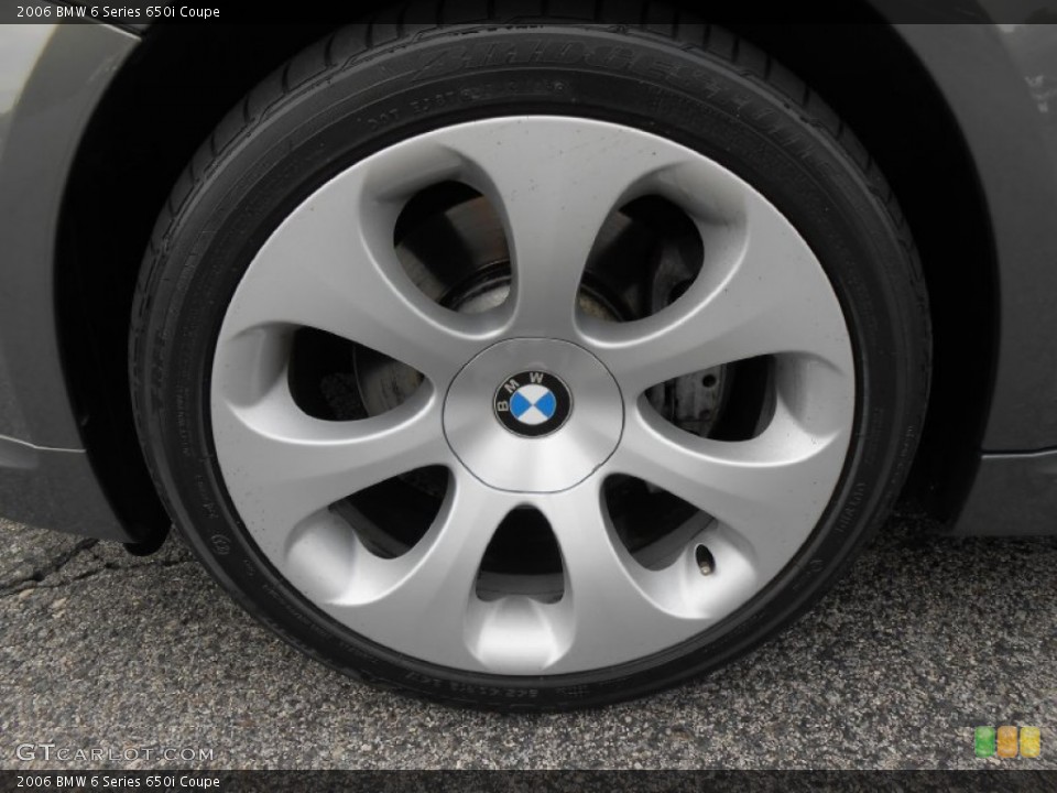 2006 BMW 6 Series 650i Coupe Wheel and Tire Photo #83281104
