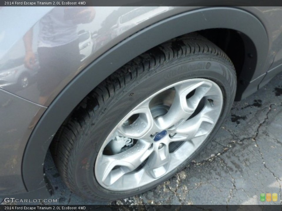 2014 Ford Escape Titanium 2.0L EcoBoost 4WD Wheel and Tire Photo #83285475