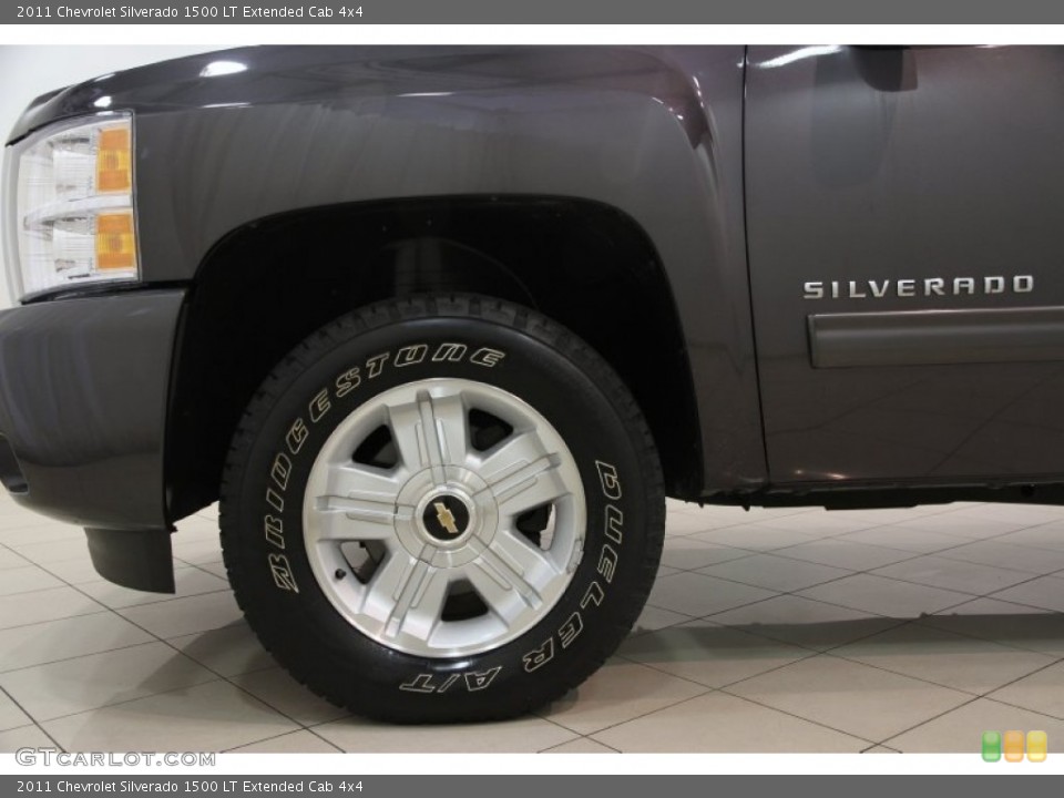 2011 Chevrolet Silverado 1500 LT Extended Cab 4x4 Wheel and Tire Photo #83286693