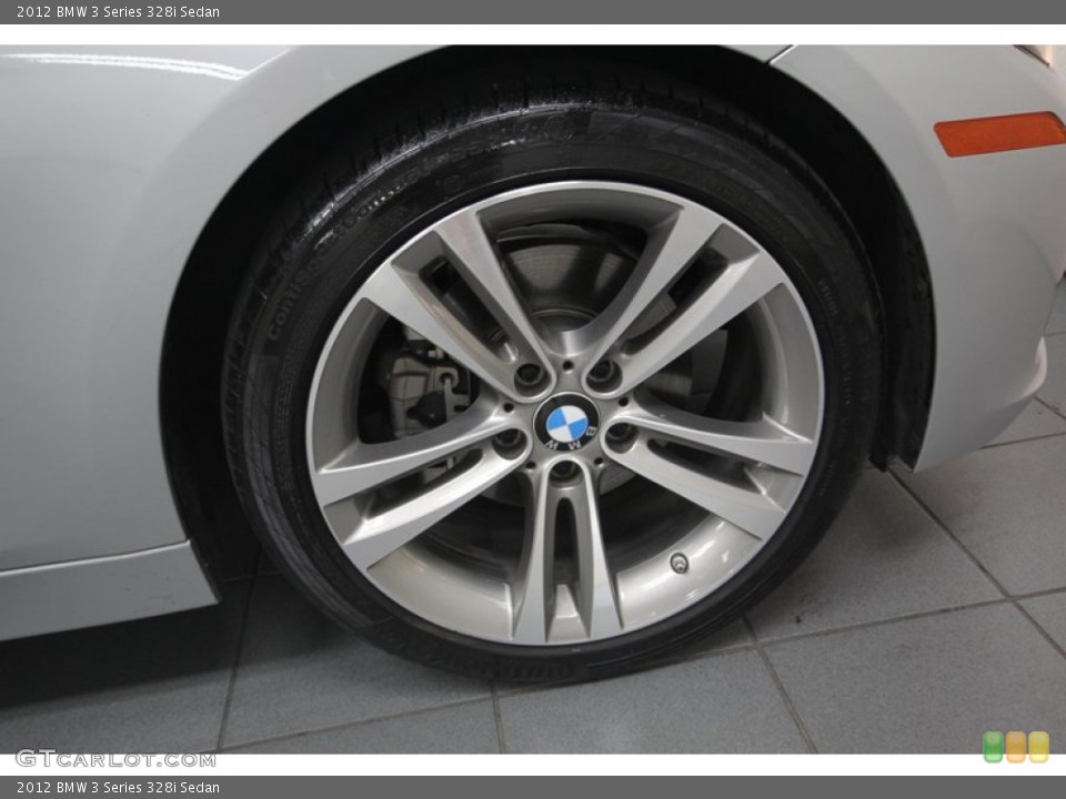 2012 BMW 3 Series 328i Sedan Wheel and Tire Photo #83296129