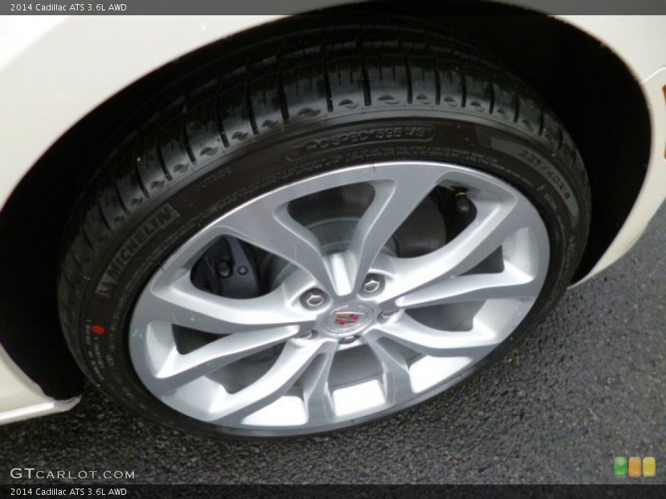 2014 Cadillac ATS 3.6L AWD Wheel and Tire Photo #83299206