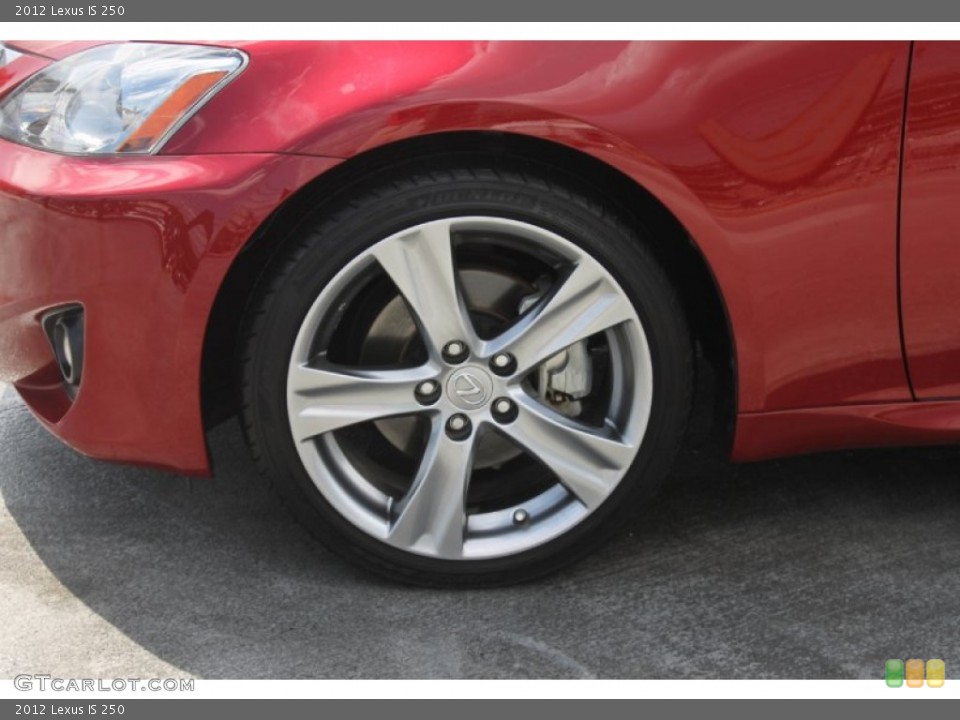 2012 Lexus IS 250 Wheel and Tire Photo #83302626