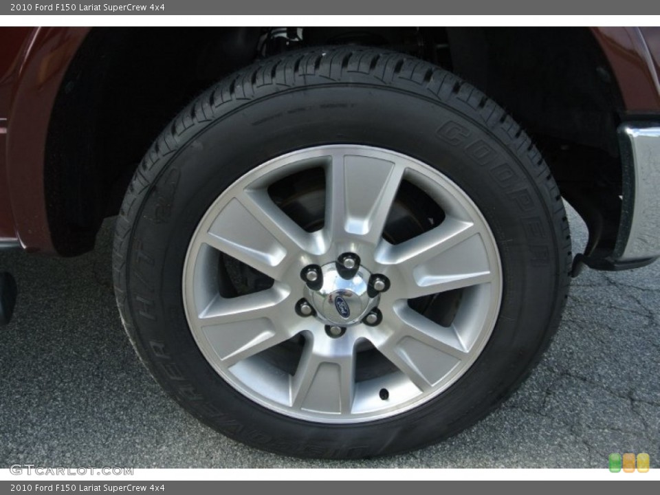 2010 Ford F150 Lariat SuperCrew 4x4 Wheel and Tire Photo #83309566