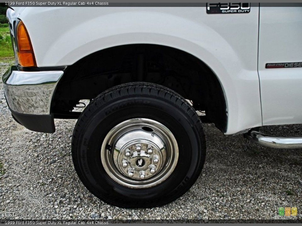 1999 Ford F350 Super Duty XL Regular Cab 4x4 Chassis Wheel and Tire Photo #83324951